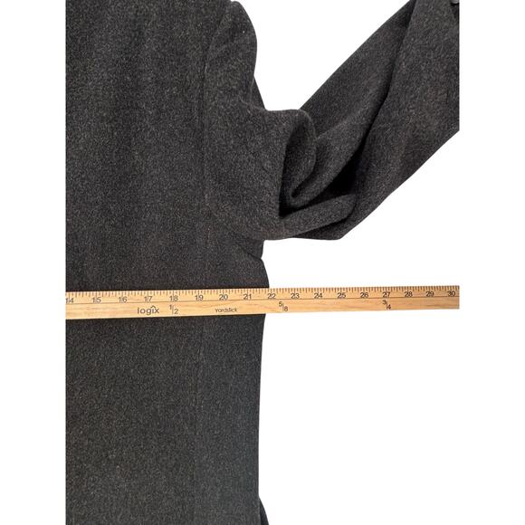 Vintage Nino Cerutti Signature 100% Wool Double Breasted Men’s Coat Gray Size 38 - Picture 9 of 14